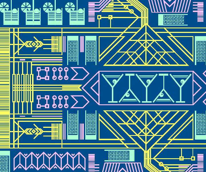 Abstract party elements vector art