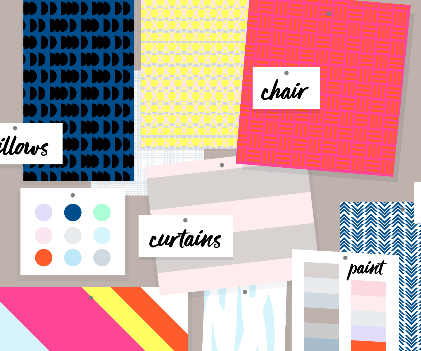 Paint chips and patterns